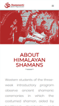 Mobile Screenshot of himalayanshamans.com